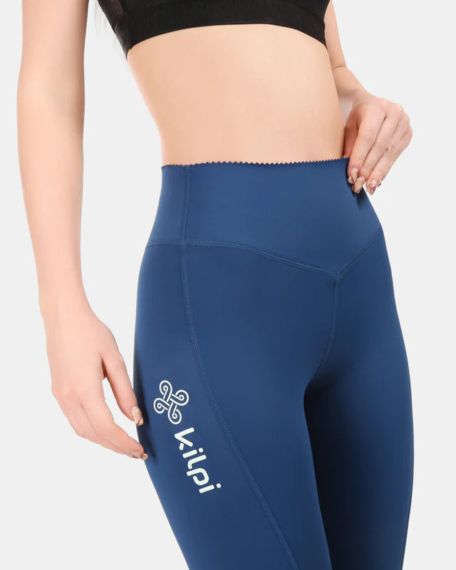 Kilpi Rivian – Colanți Fitness 7/8 Femei Blue Opti-Dry