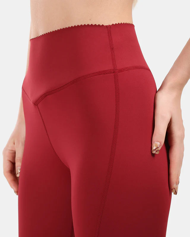Kilpi Rivian – Colanți Fitness 7/8 Femei Dark Red Opti-Dry
