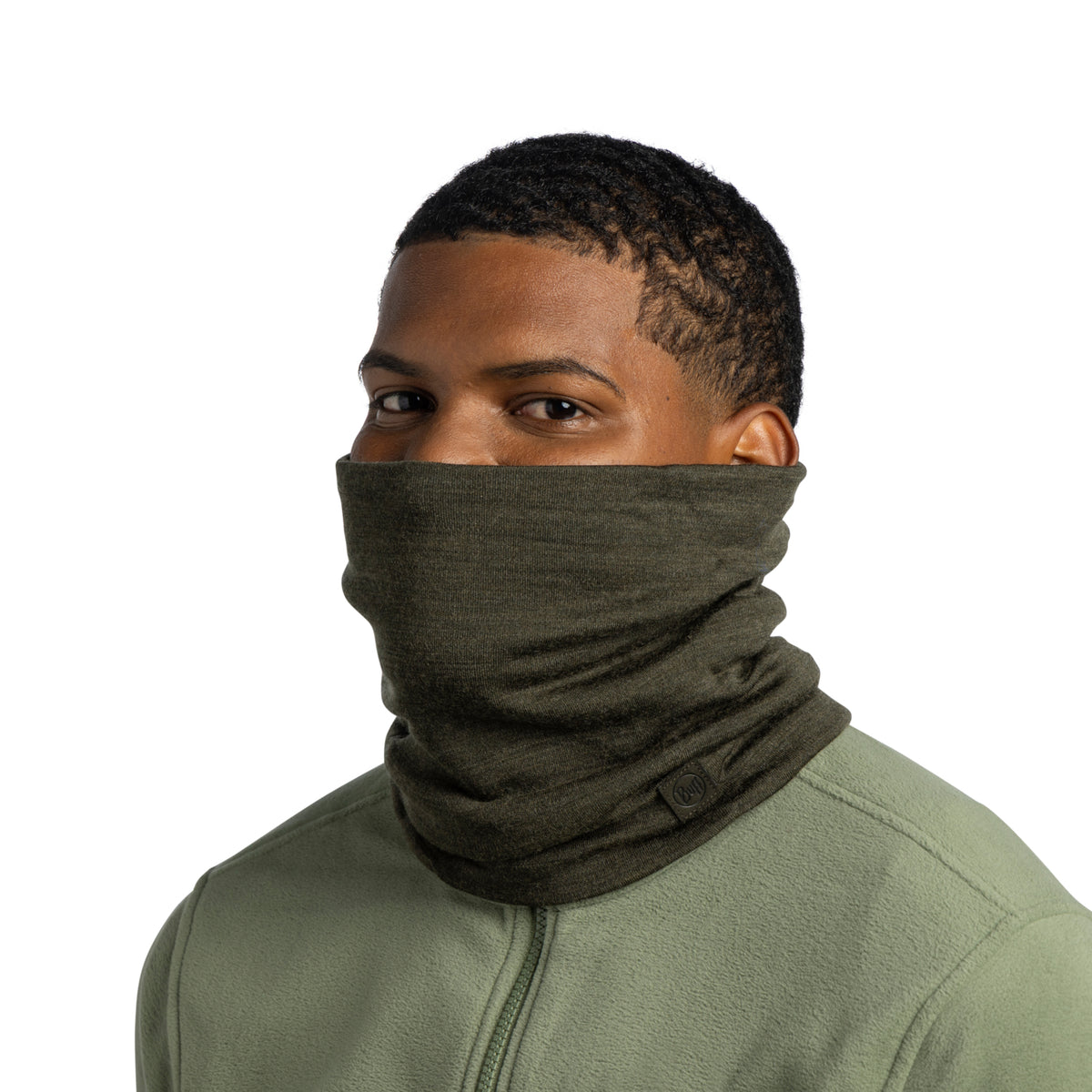 Bandana BUFF Heavy Weight merino SOLID BARK