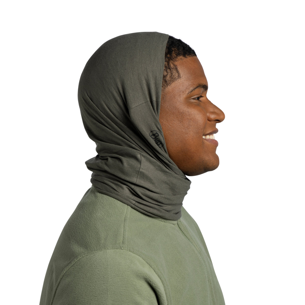 Bandana BUFF Original EcoStretch adulti SOLID BEETLE GREEN