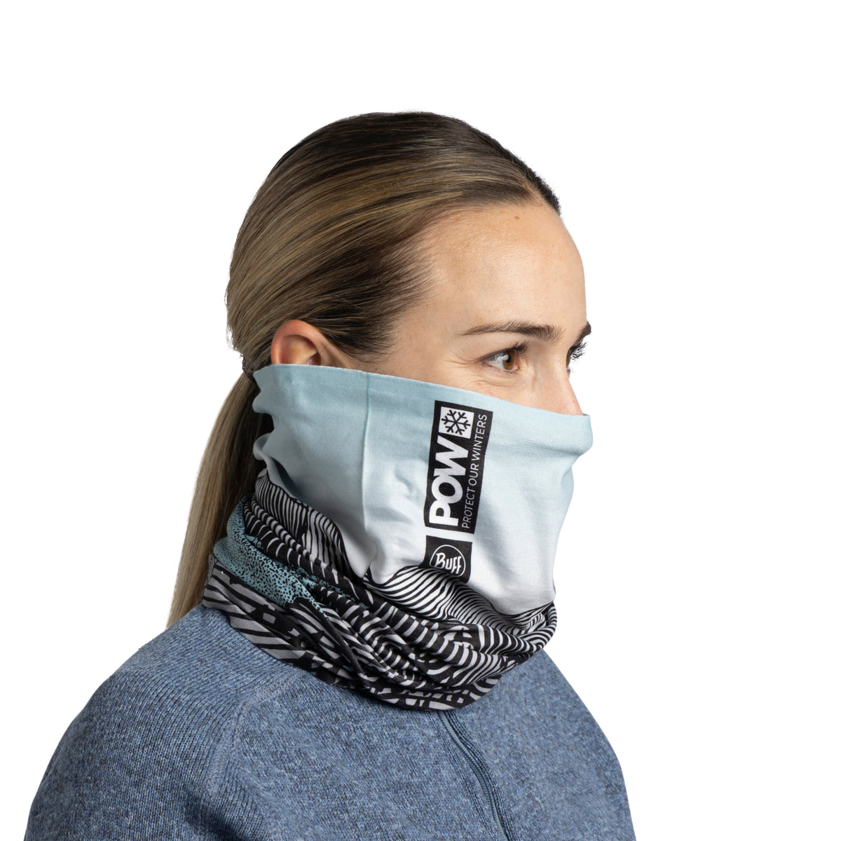 Bandana BUFF Thermonet ZELOK POW AQUA HAZE