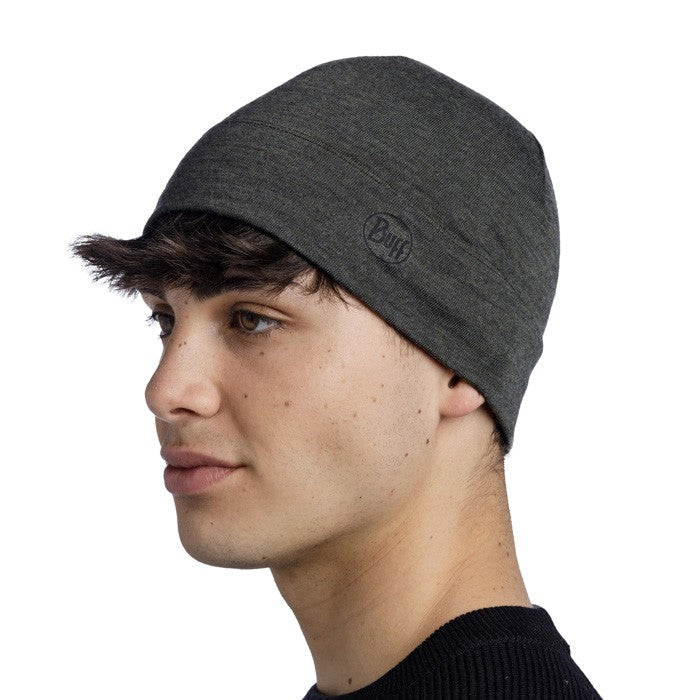 Buff Midweight – Căciulă 100% Lână Merino Solid Bark