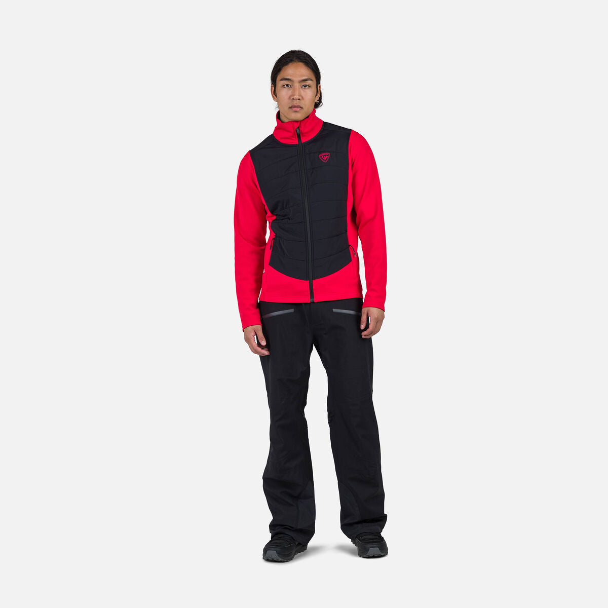 Bluza barbati Rossignol CLASSIQUE HYBRID CLIM FZ Sports red