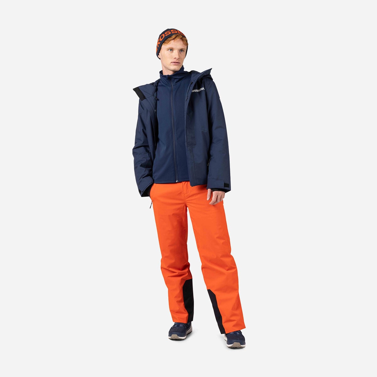 Bluza barbati Rossignol Mid Layer Stretch Dark Navy