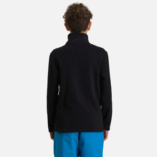 Bluza copii Rossignol BOY 1 2 ZIP FLEECE Black