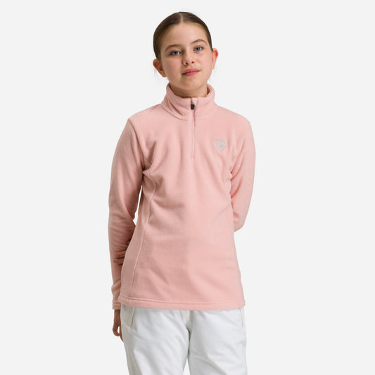 Bluza copii Rossignol GIRL 1 2 ZIP Powder pink