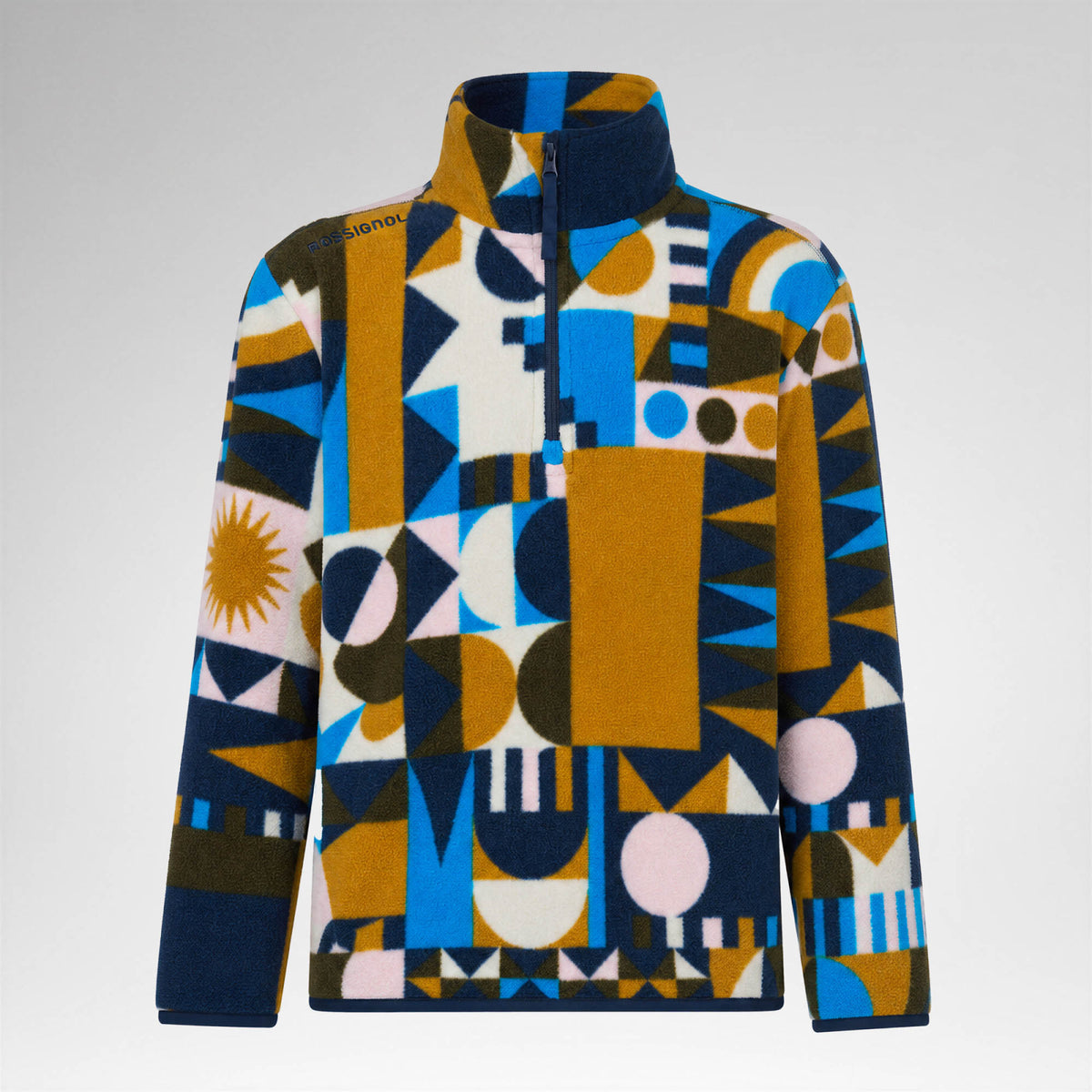 Bluza copii Rossignol JR quarter zip polar fleece Potpourri dazzle blue