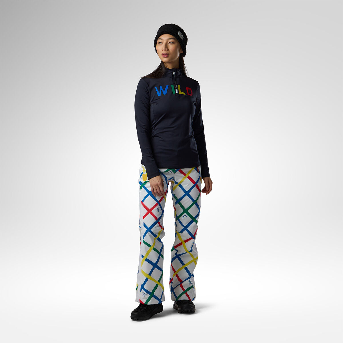 Bluza dama Rossignol JCC W quarter zip first layer Black