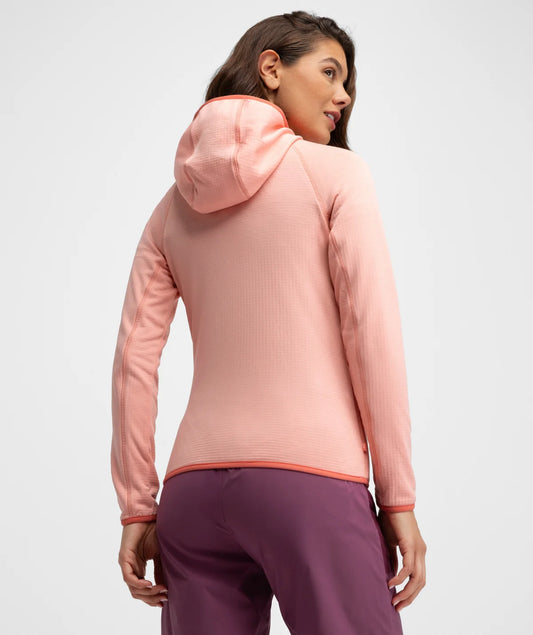 Siroko – Jachetă Fleece cu Glugă Femei Ember Pink