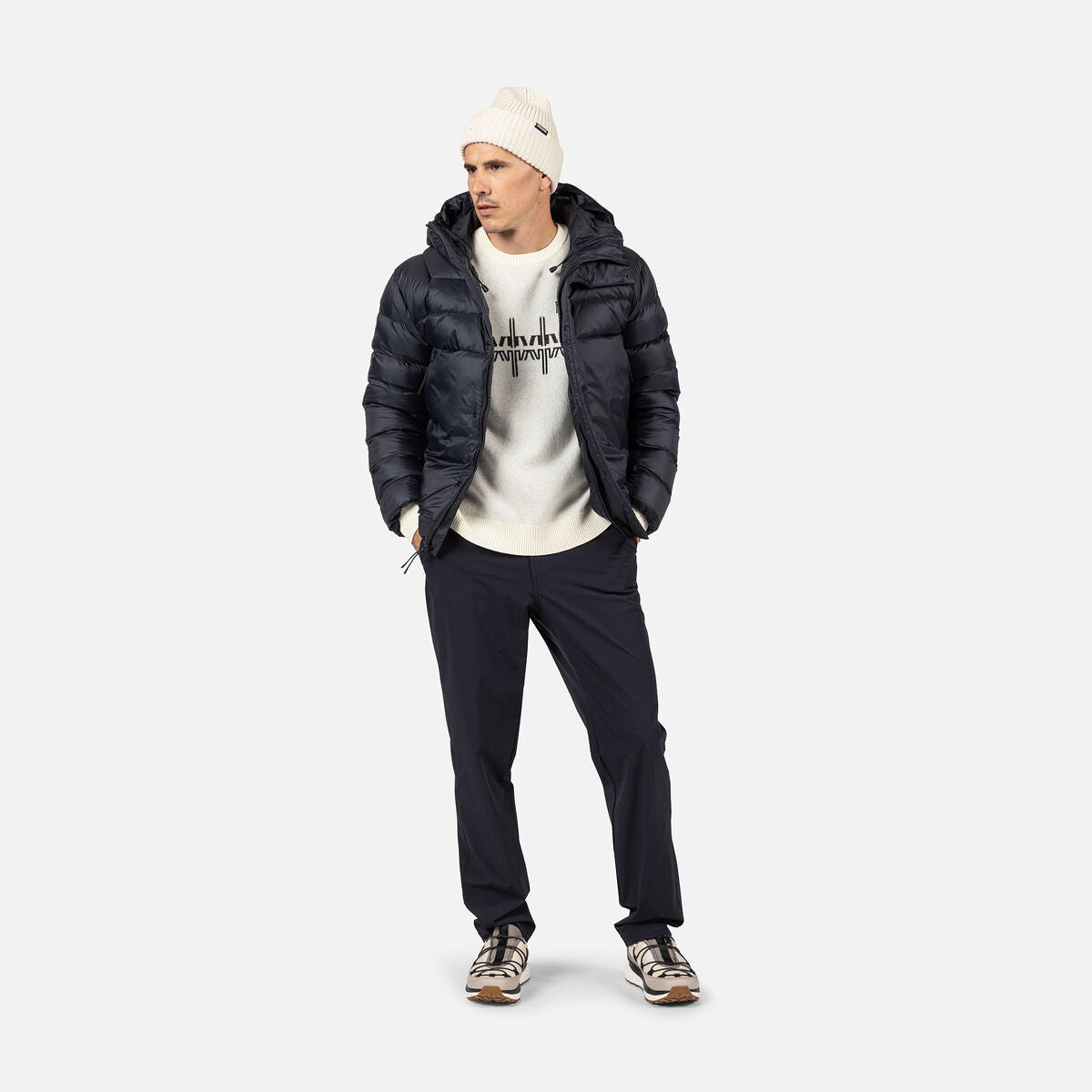 Geaca barbati Rossignol ARETU DOWN Hoodie - Black