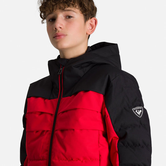 Geaca schi copii Rossignol BOY POLYDOWN Sports red