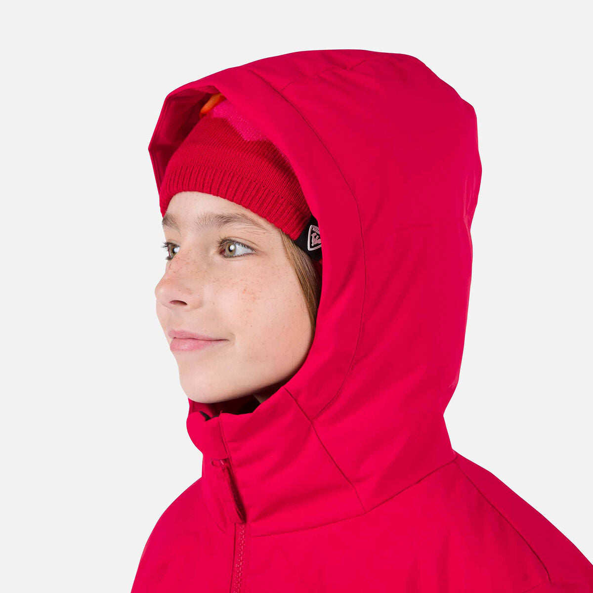 Geaca schi copii Rossignol GIRL STACI Ruby red