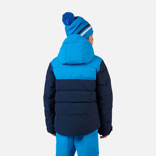 Geaca schi copii Rossignol BOY SIZ QUILTED Dark Navy