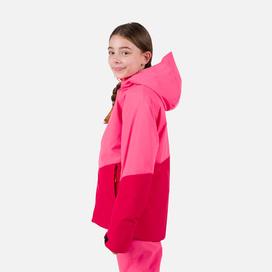 Geaca schi copii Rossignol JR WISPILE Ruby red