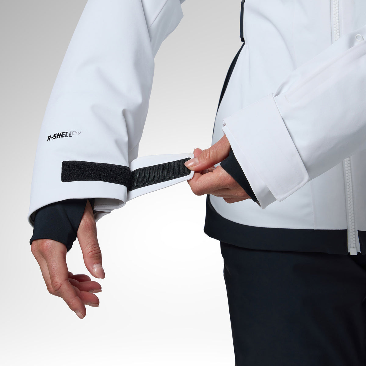Geaca schi dama Rossignol - W 4WS Blackside insulated - Black white