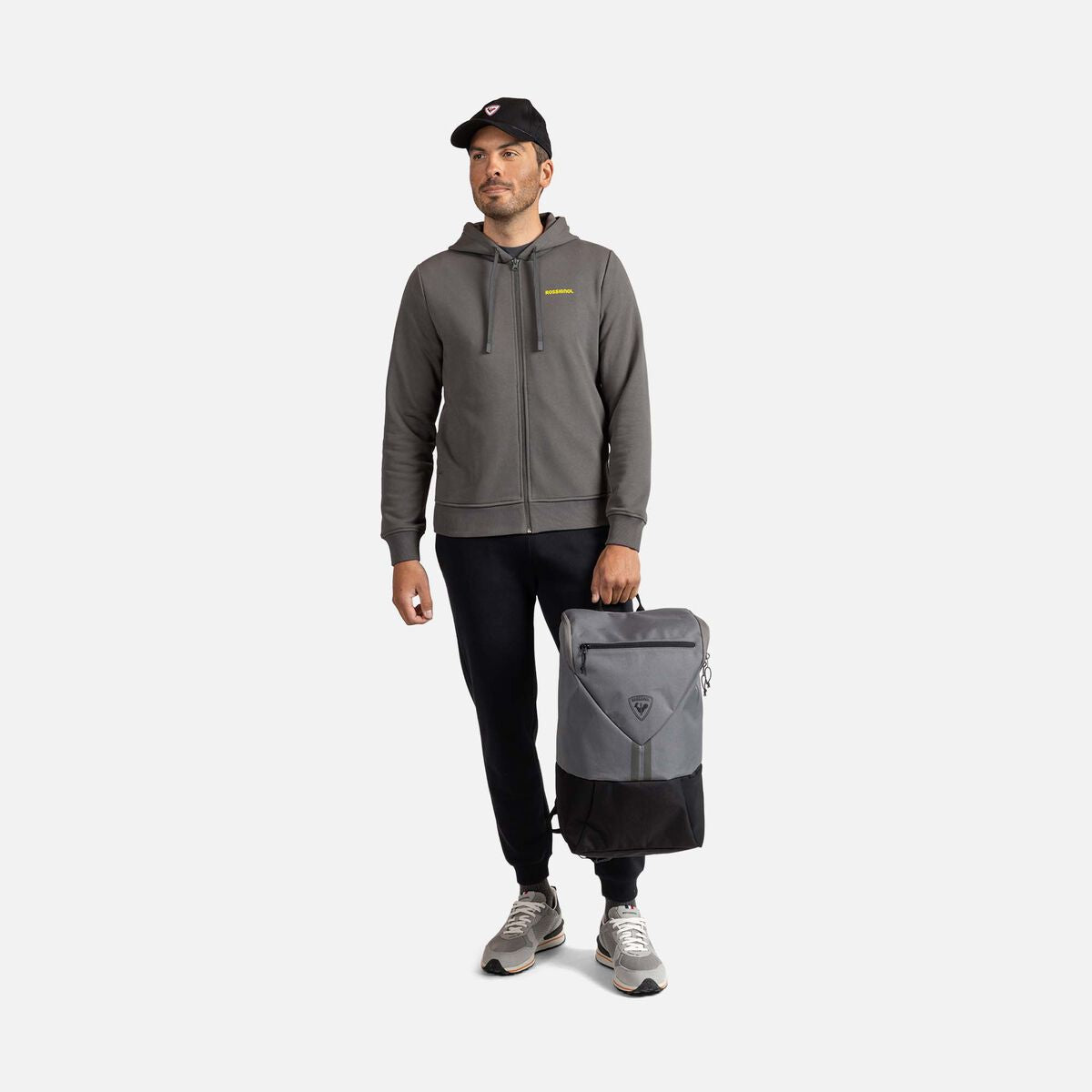 Hanorac barbati Rossignol Presset Full-Zip - Onyx grey