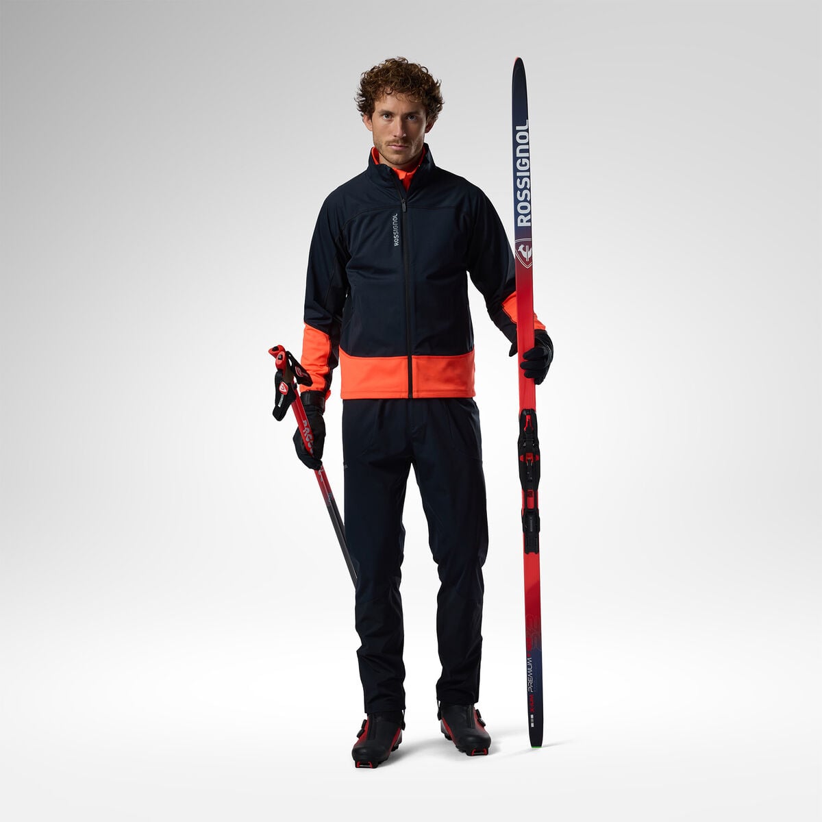 Geaca schi barbati Rossignol - M Venon softshell - Black