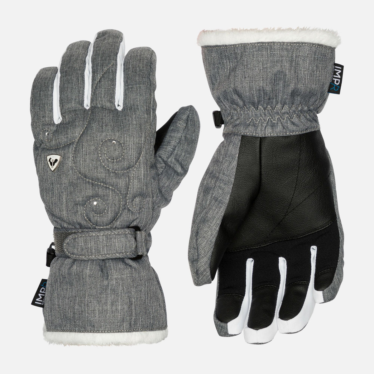 Manusi dama Rossignol W ULTIME IMPR G Heather grey
