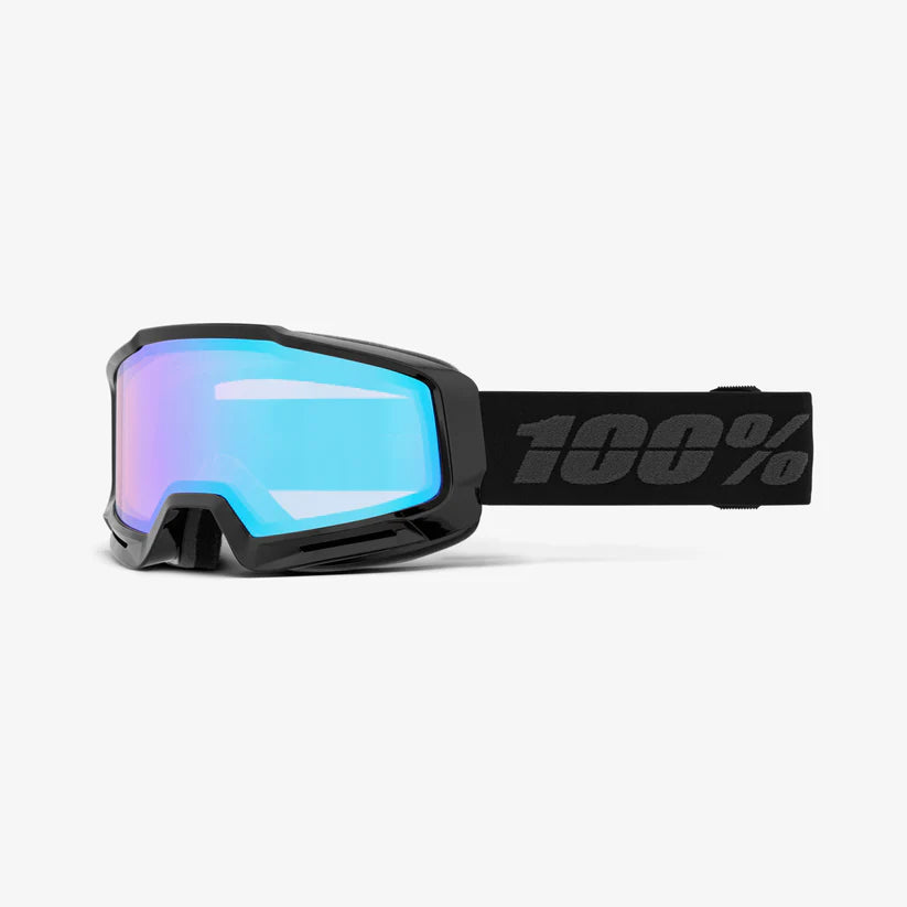 Ochelari schi 100% - OKAN HiPER Black Turquoise - Mirror Turquoise Lens