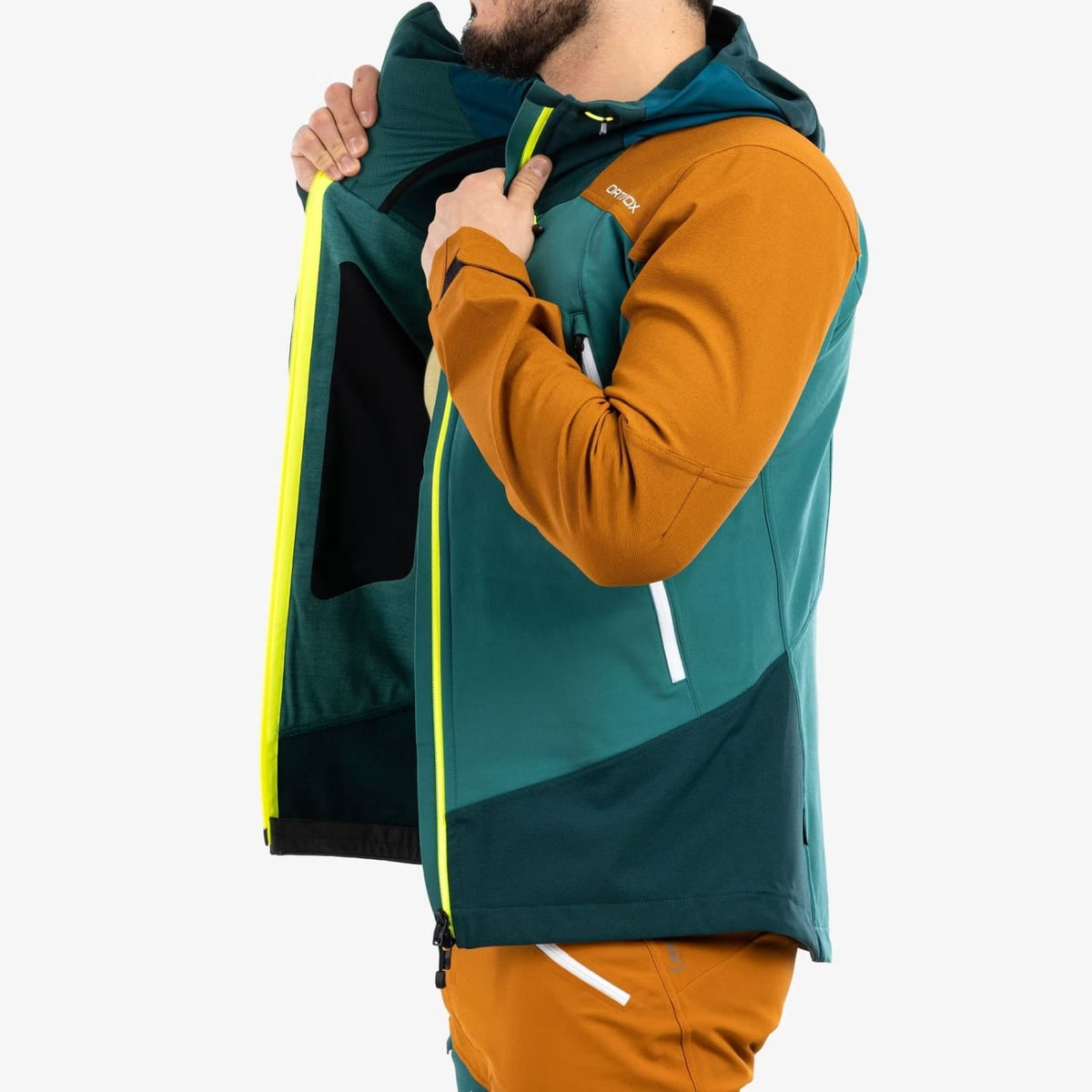 Ortovox Westalpen Softshell Pacific Green Geaca Drumetie Barbati