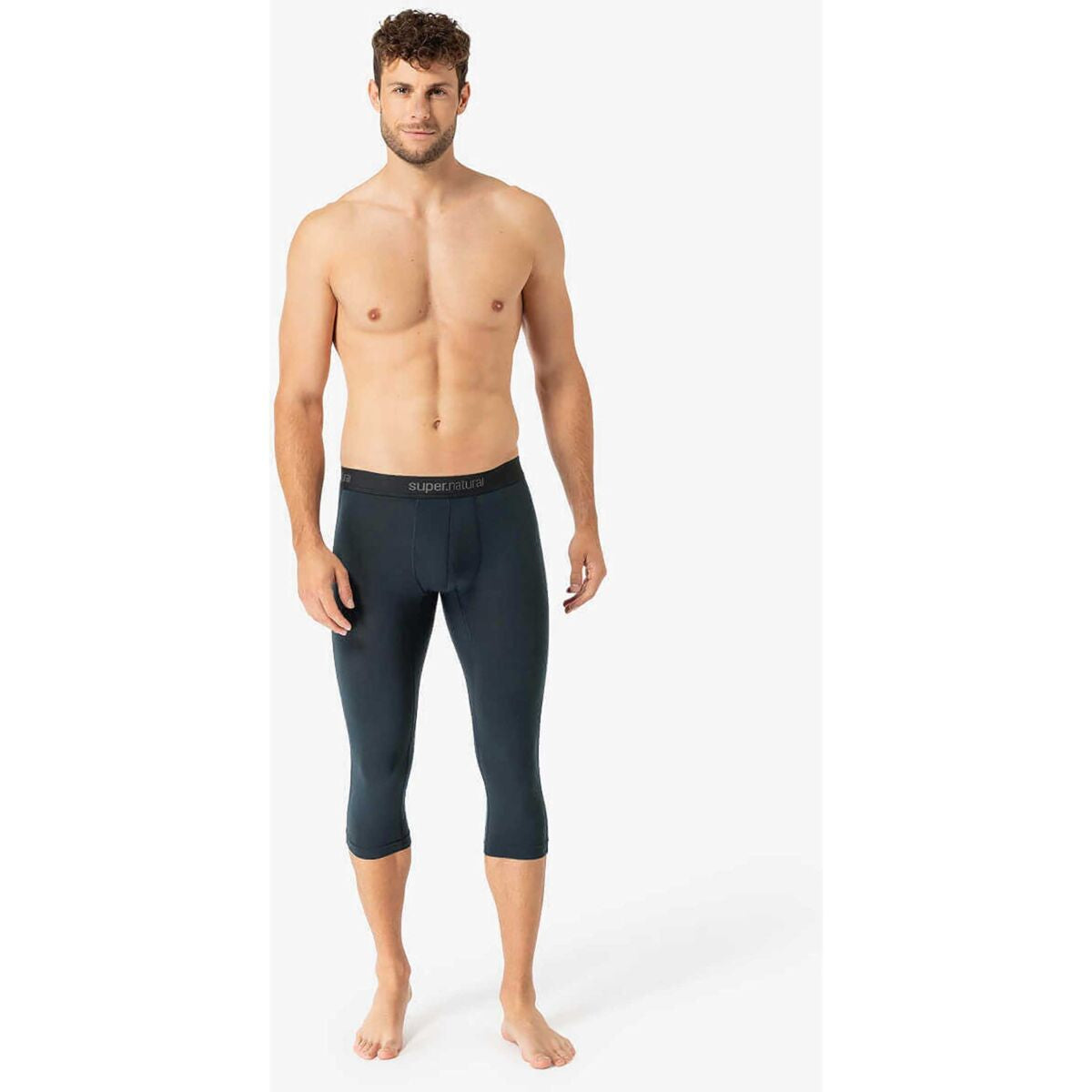 Pantaloni de corp barbati SN Super.Natural M TUNDRA175 TIGHT 3 4 Blueberry