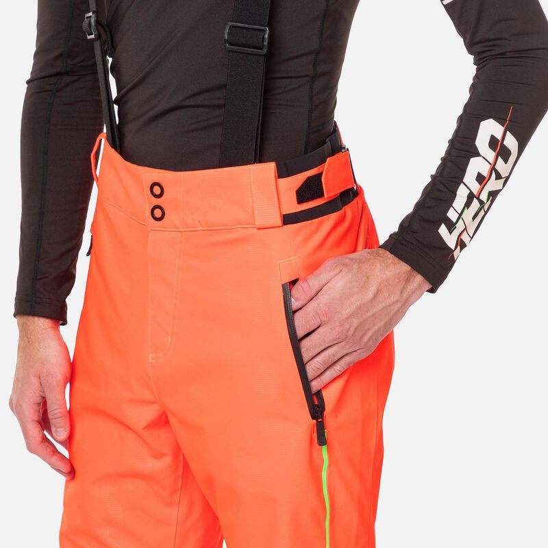 Pantaloni schi barbati Rossignol HERO R - Neon red