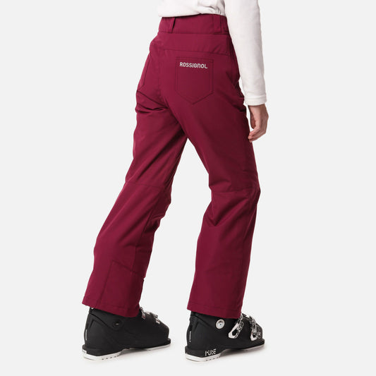Pantaloni schi copii Rossignol GIRL SKI Dark plum