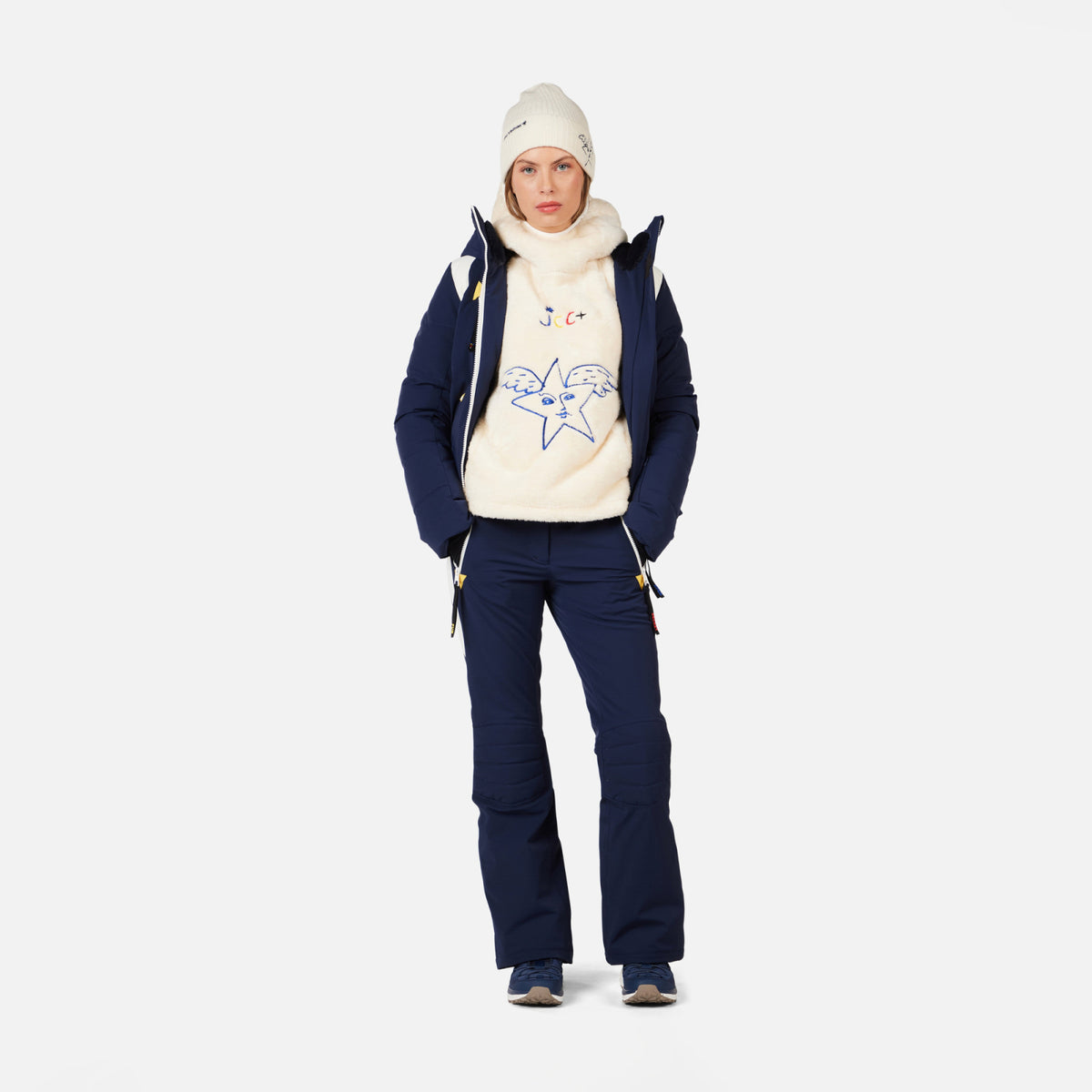 Pantaloni schi dama Rossignol JCC - W Valdiz cosmic blue