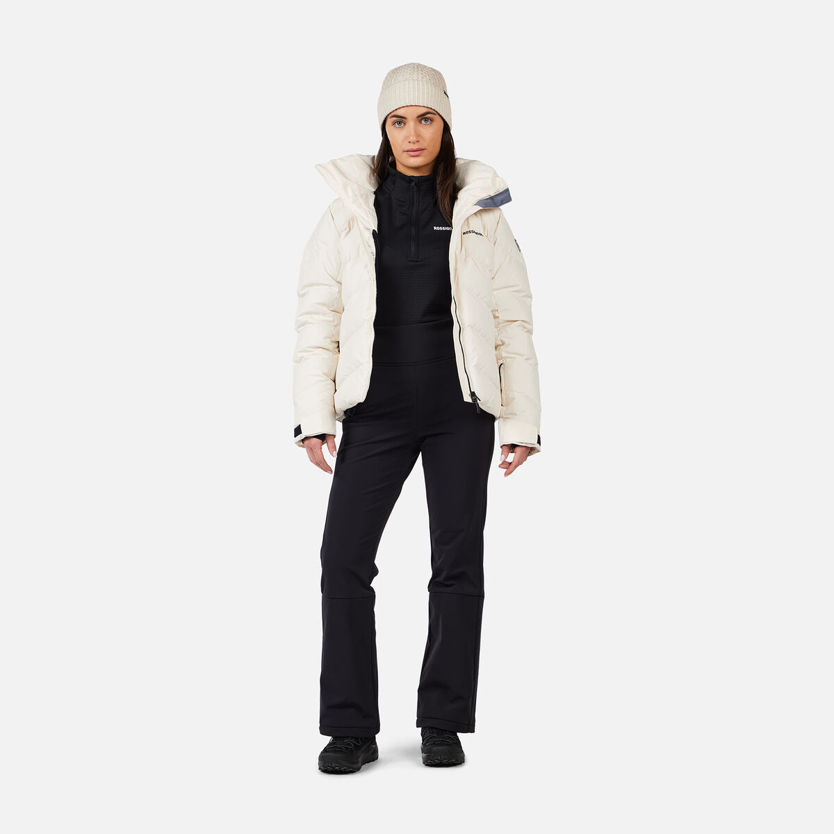 Pantaloni schi dama Rossignol SKI Softshell Black