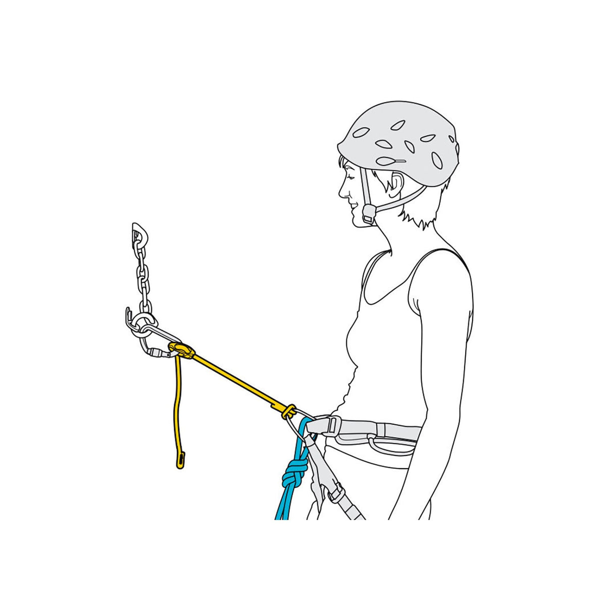 Petzl Connect Adjust Lonja Alpinism 15-95 cm