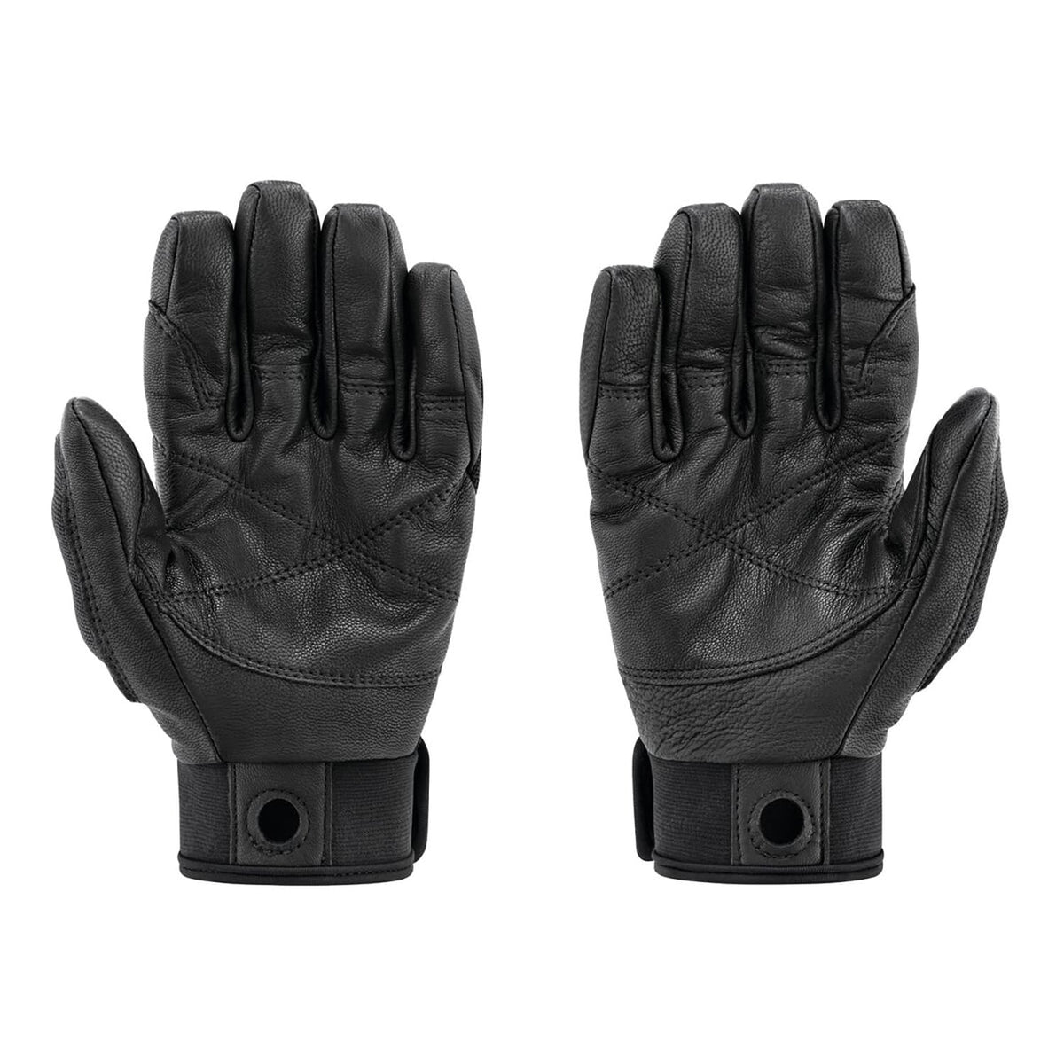 Petzl Cordex Black Manusi Piele Alpinism