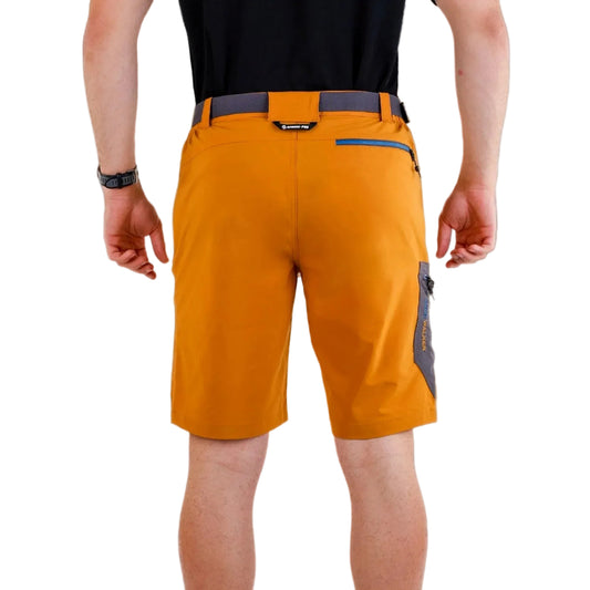 SpherePro Hero – Pantaloni Scurți Bărbați Trekking Azafran/Eban