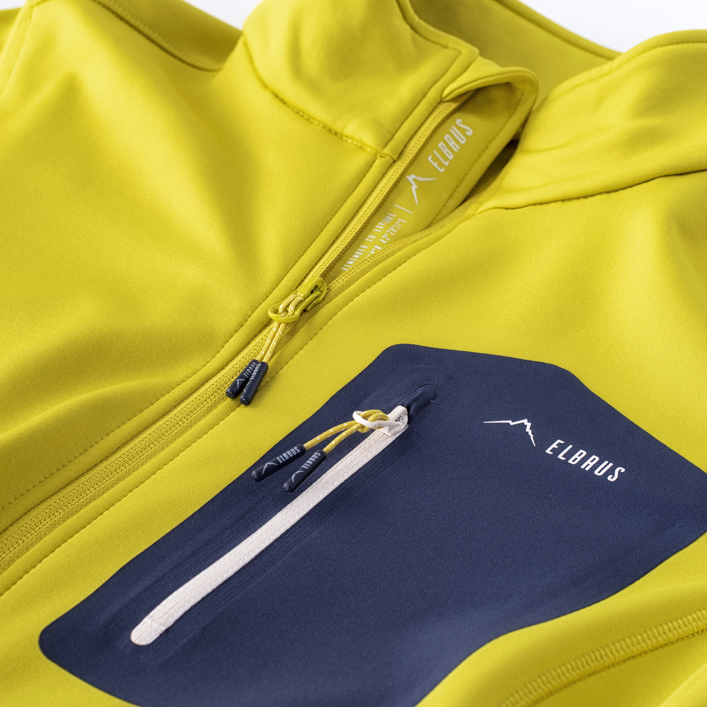 Elbrus Nomi – Bluza Tehnică Bărbați Citronelle/Blue Nights