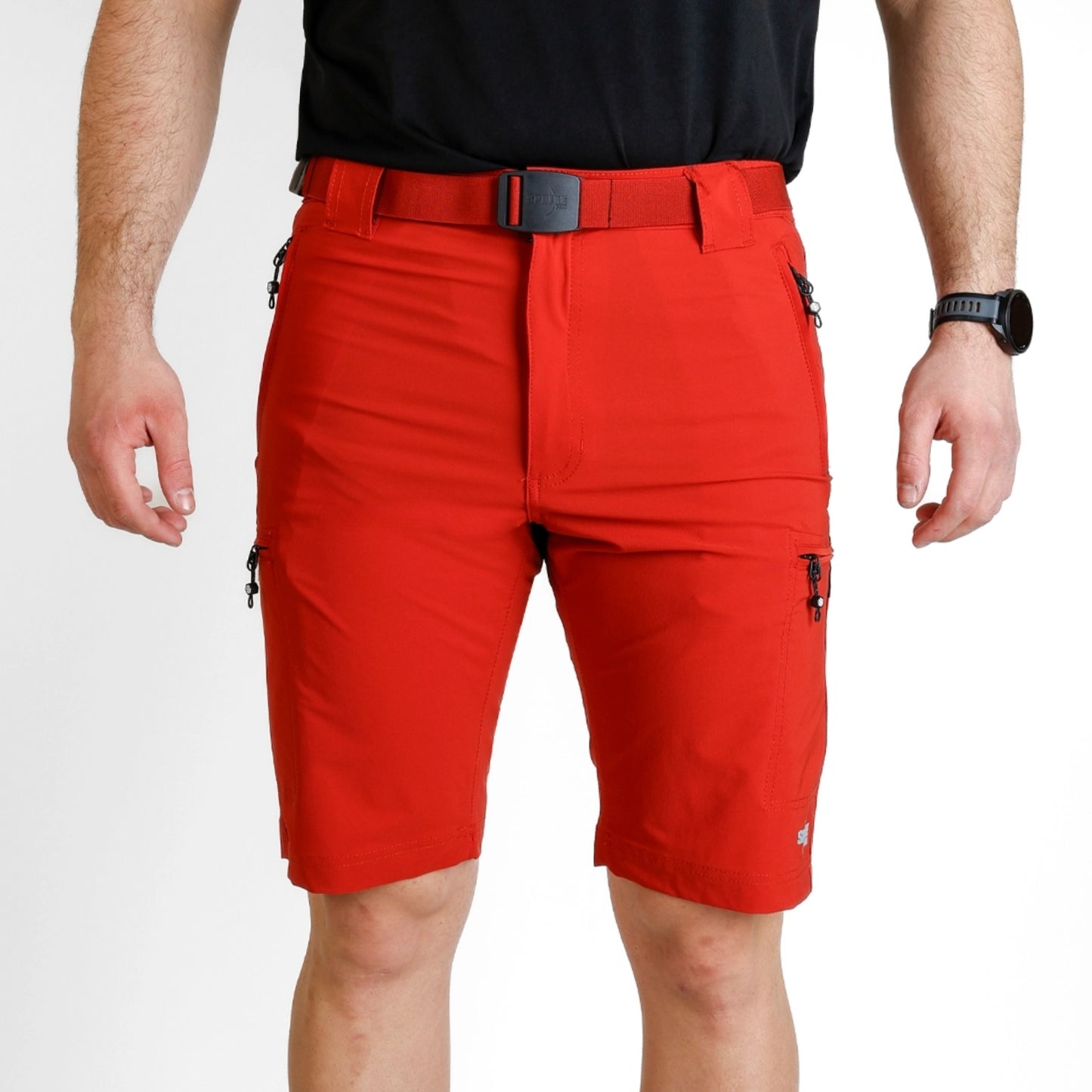 Pantaloni scurti barbati Sphere Pro Kola tierra roja/negro-trekking/hiking