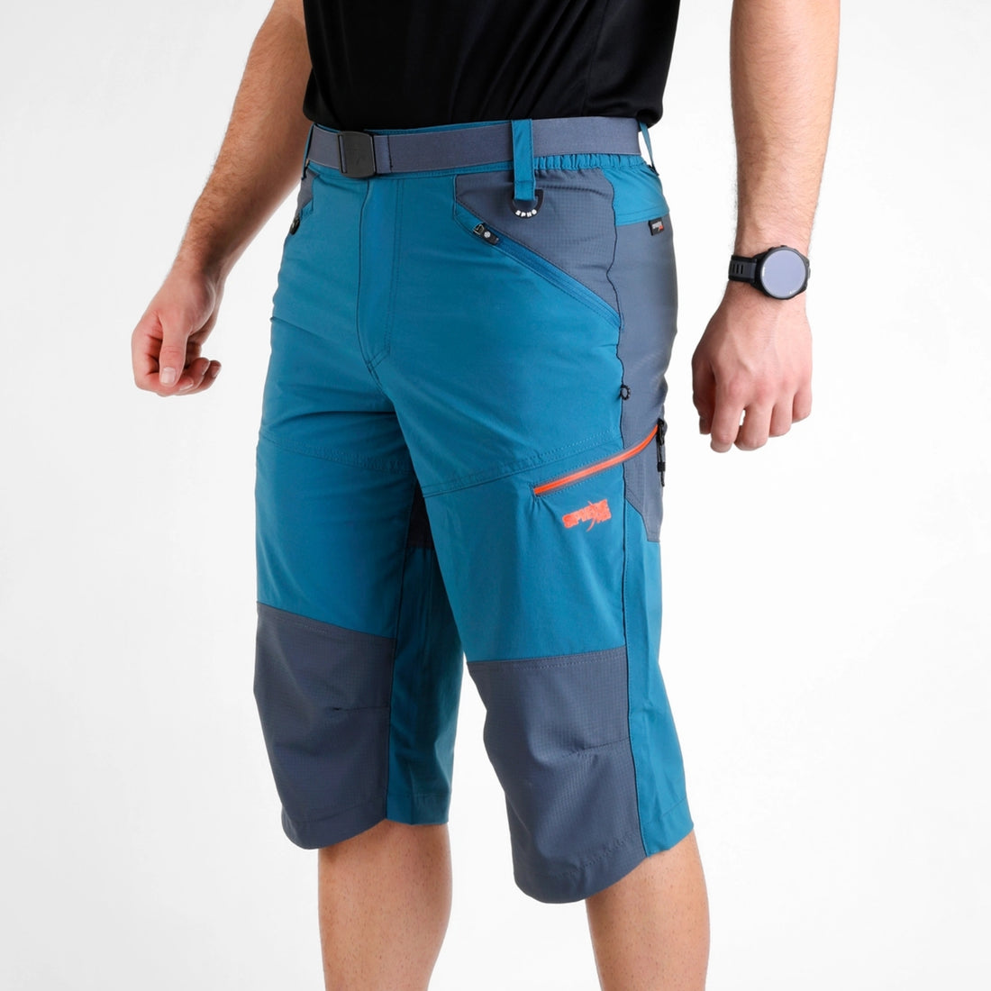 Pantaloni Scurți Trekking Bărbați SpherePro Halfdome Coral – Confort și Libertate de Mișcare