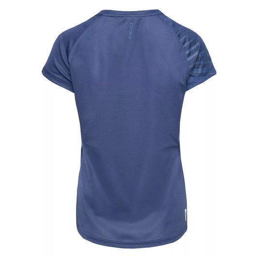 Tricou sport damă HIDA – IQ INTELLIGENCE QUALITY | Uscare rapidă & respirabilitate/blue