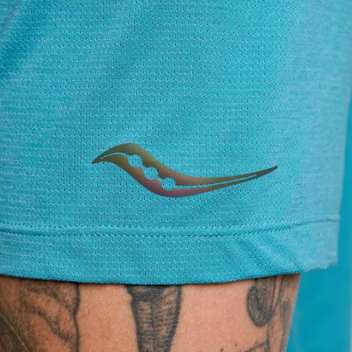 Saucony Stopwatch – Tricou Alergare Bărbați Mânecă Scurtă