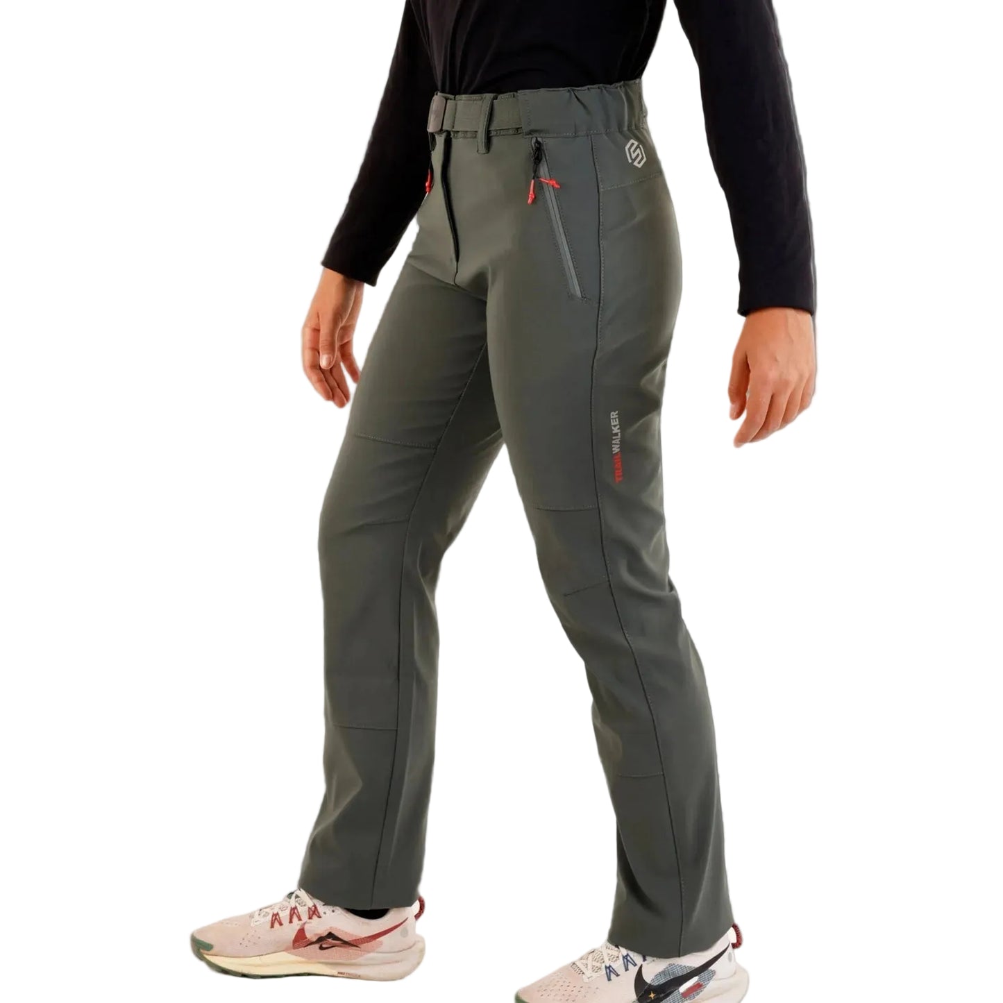 Pantaloni softshell femei SPHERE PRO POLIANA BREA/ROJO-Trekking,Hiking