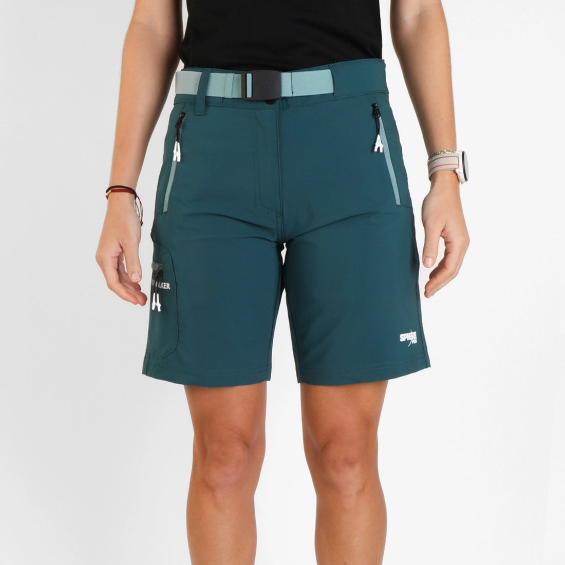 Pantaloni femei SpherePro Nadia verde/azul