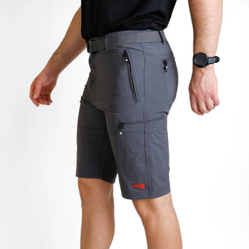 Pantaloni barbati scurți Sphere Pro Kola gris/negro