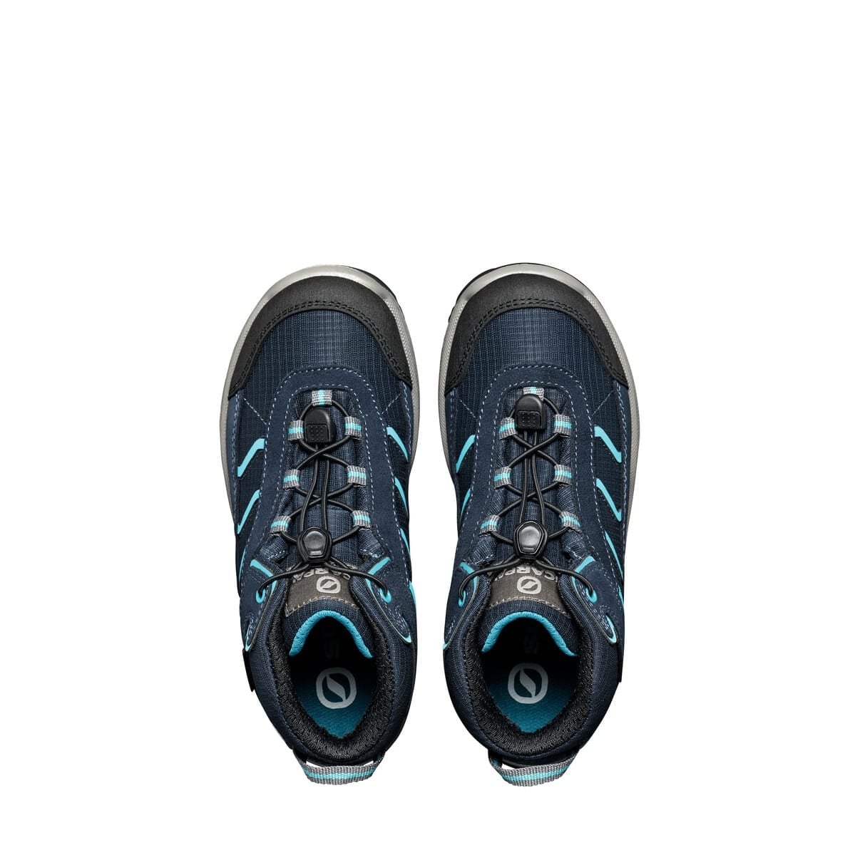 Scarpa Mistral Kid Gore-Tex Navy Turquoise Ghete Drumetie Copii