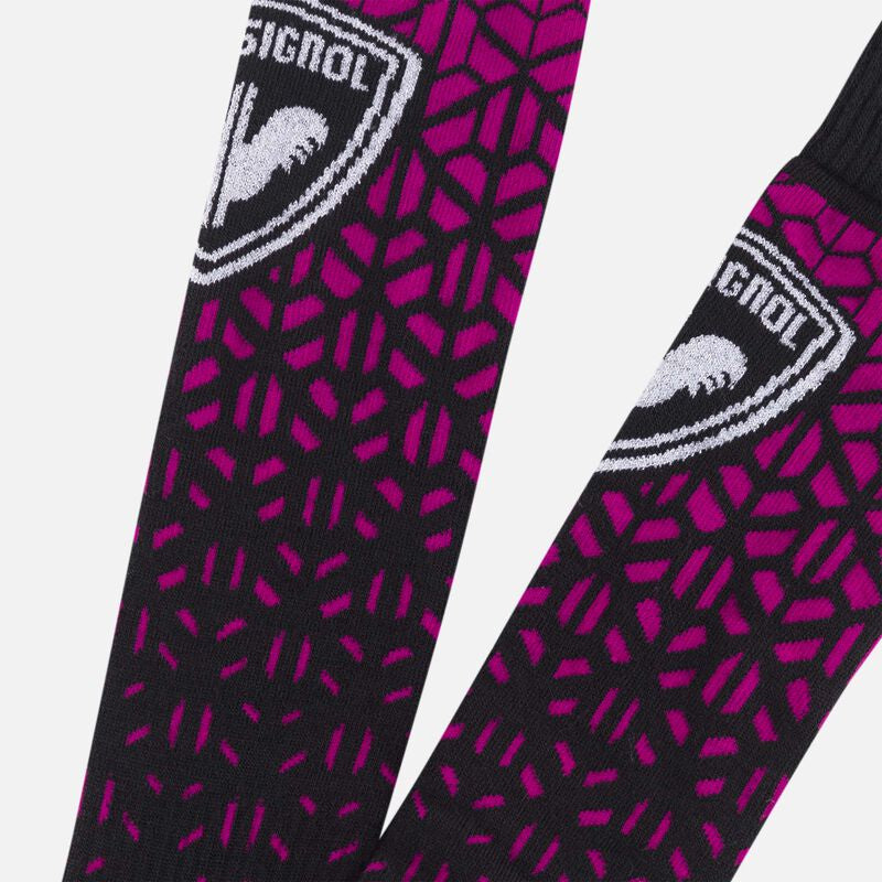 Sosete schi dama Rossignol W WOOL SILK Orchid pink