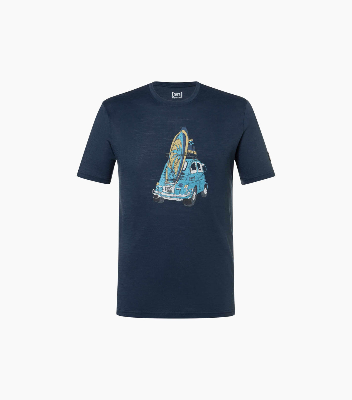Tricou barbati cu merino SN-SUPERNATURAL - M CARSURF TEE-Blueberry Various