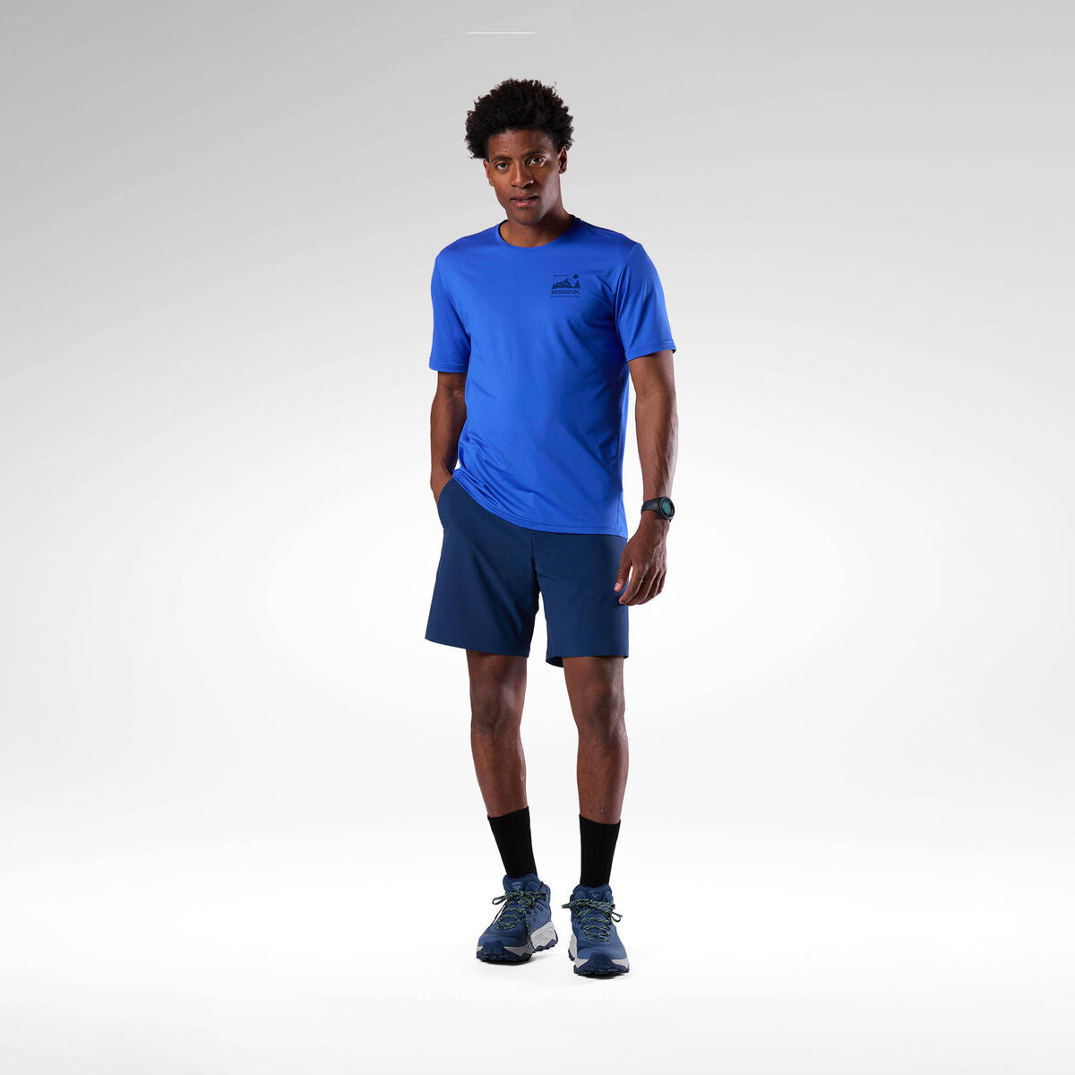 Tricou barbati Rossignol GRAPHIC ACTIVE - Dazzle Blue