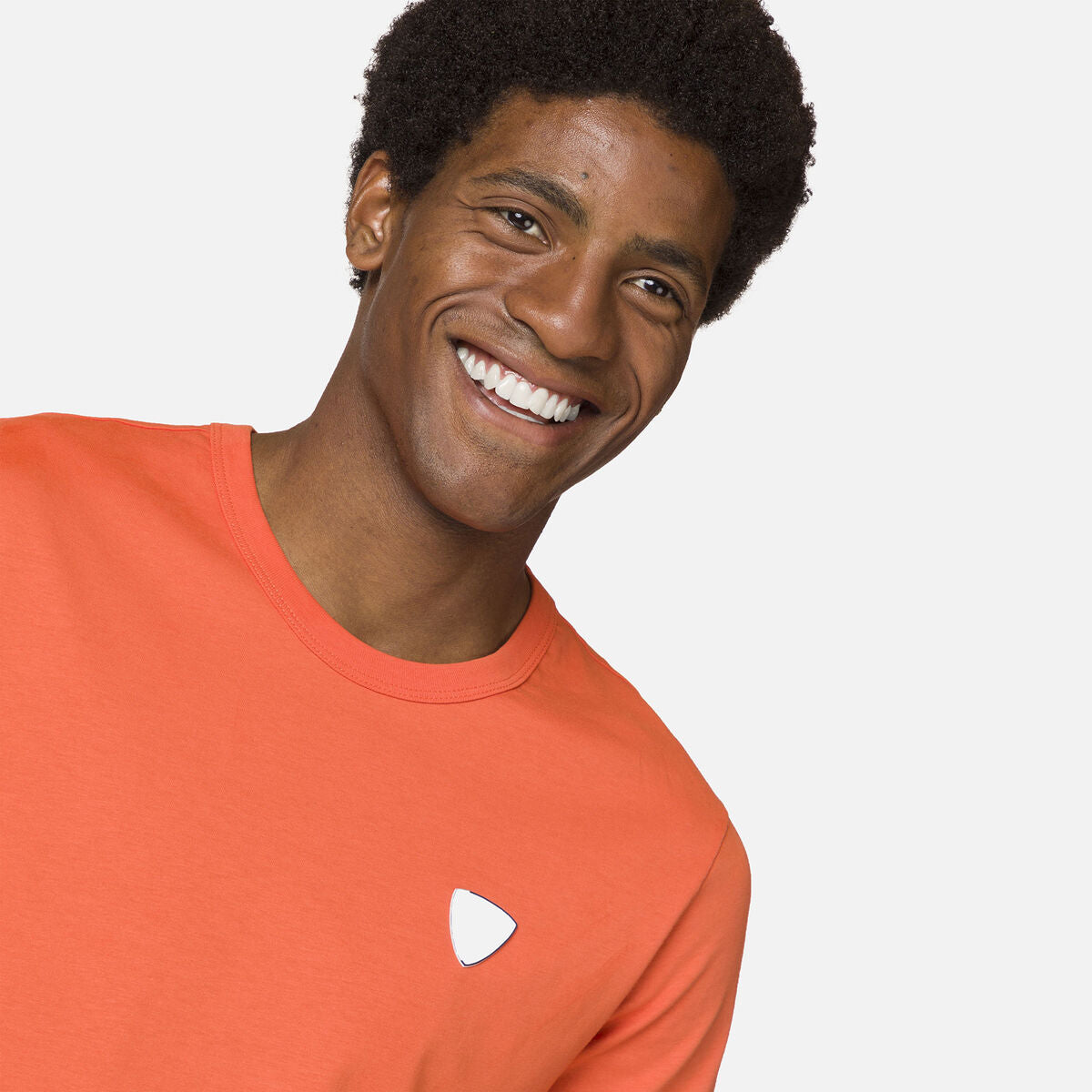Tricou barbati Rossignol LOGO PLAIN Oringe flame