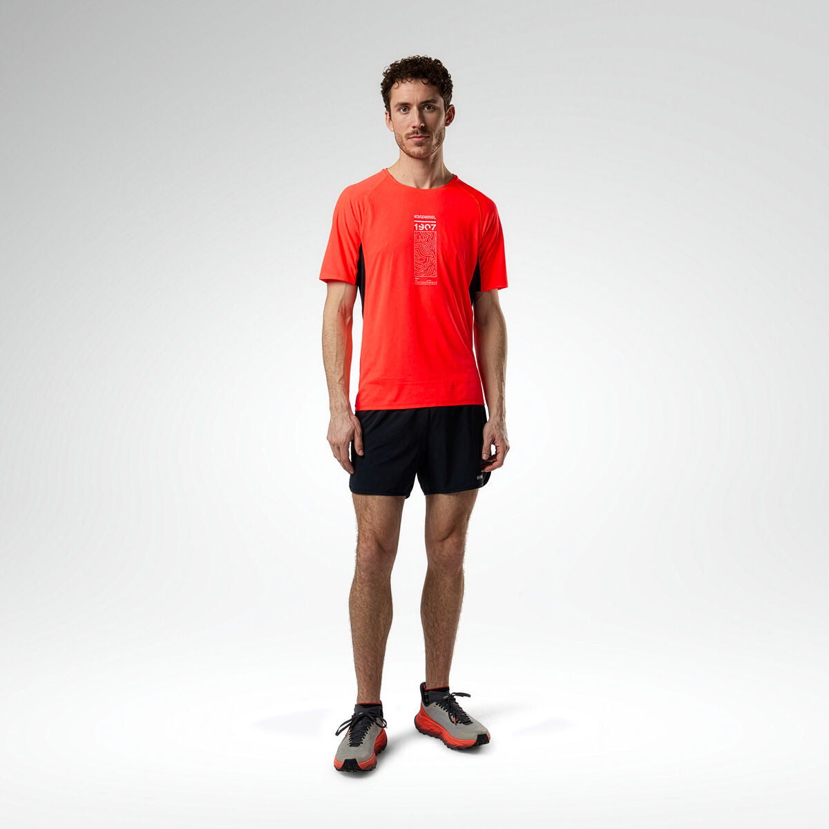 Tricou barbati Rossignol M SAPA ULTRA - Neon Red