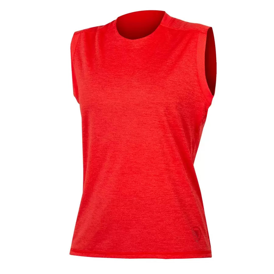 Tricou ciclism femei Endura SINGLE TRACK TANK TOP Orange