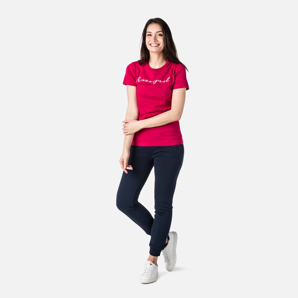 Tricou dama Rossignol W LOGO ROSSI TEE Cherry