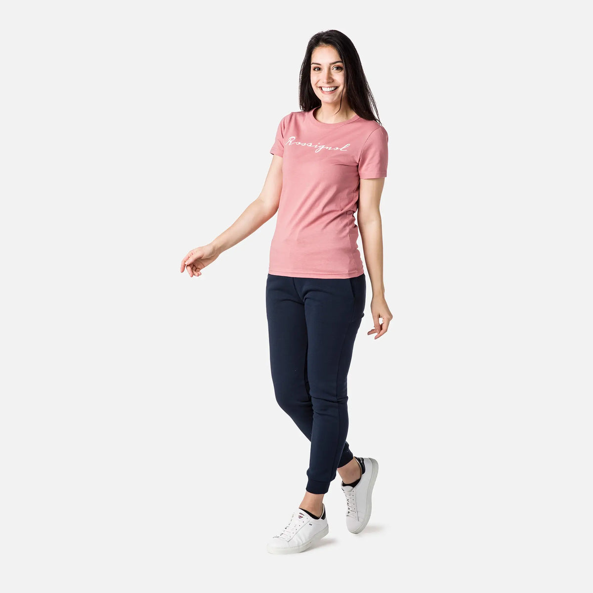 Tricou dama Rossignol W LOGO ROSSI TEE Wallop rose