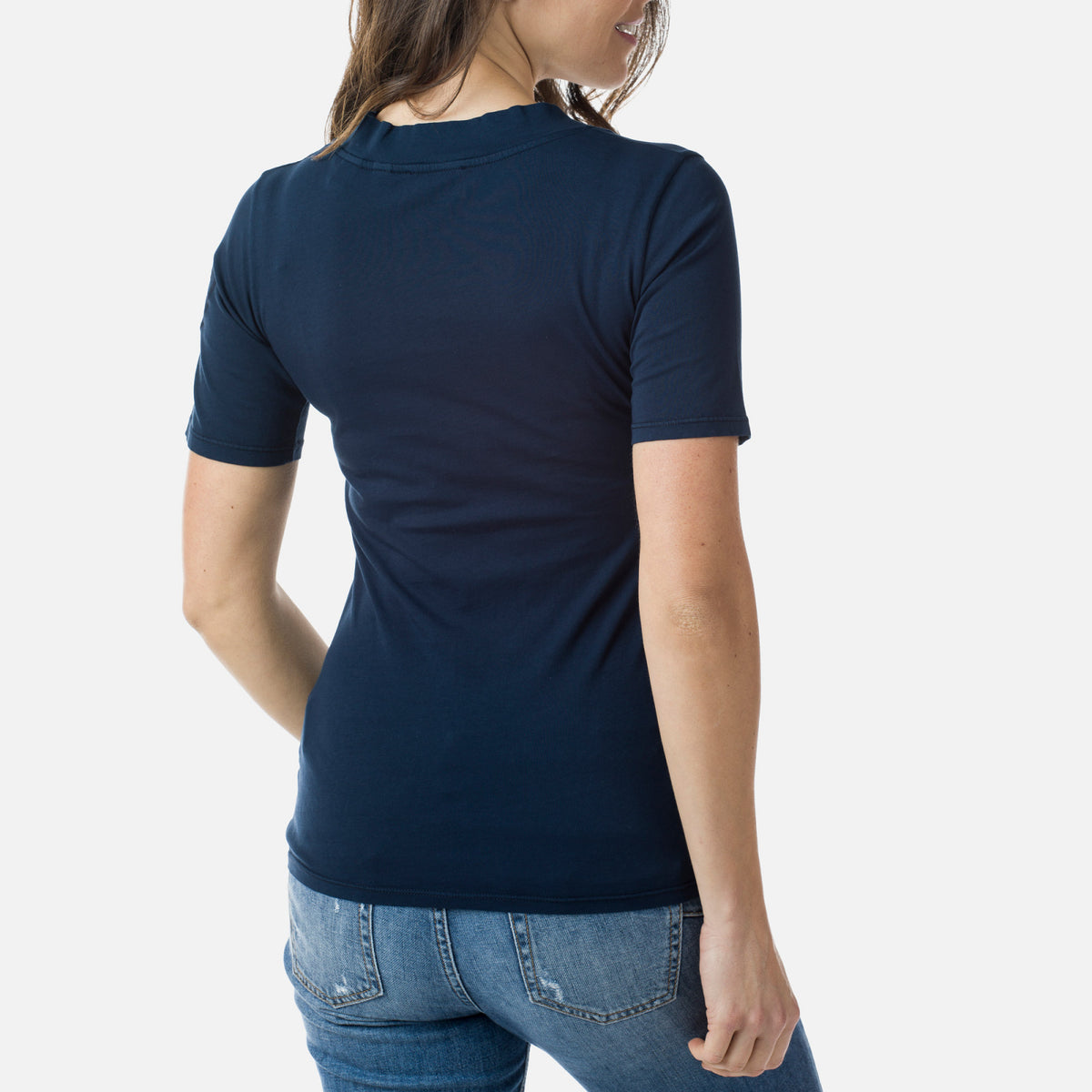 Tricou dama Rossignol W V-TEE Dark navy